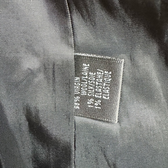 Lafayette 148 Size 4 Wool Silk Pant Suit Black White Career Jacket 2 Piece - Picture 7 of 12